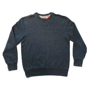 IZOD Fleece Lined Pullover Sweatshirt‎ Sweater Long Sleeve Golf Dark Gray S